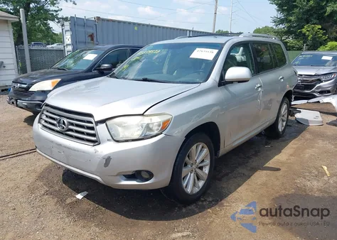 2008 Toyota Highlander Hybrid Limited z USA, uszkodzony, nr VIN JTEEW44A882002282